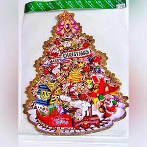 Vintage Christmas Wall Decoration Large 90s 2000s